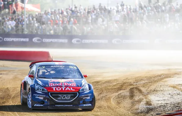 Peugeot, rallycross, 208, worldrx, Davy Jeanney