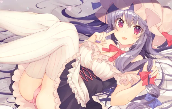 Девушка, Поза, Touhou, Тохо, Тоухоу