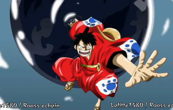 Взгляд, парень, One Piece, крик