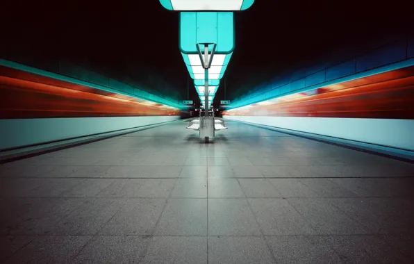 Город, метро, hamburg
