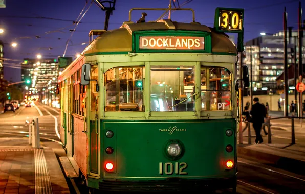 Картинка Melbourne, Australia, tram, transports