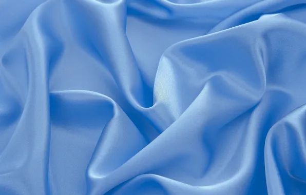 Текстура, ткань, складки, голубая, светлая