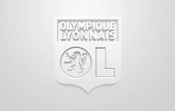 Wallpaper, sport, logo, football, Ligue 1, Olympique Lyonnais