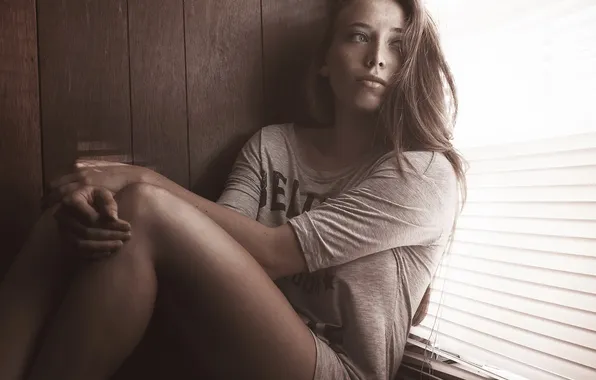 Взгляд, девушка, поза