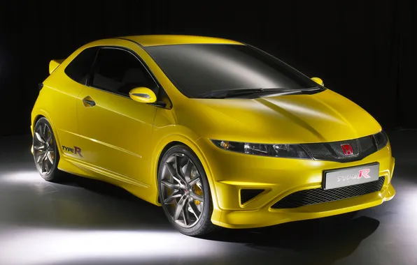 Concept, купе, 2006, концепт-кар, Honda, Civic Type-R, Honda Civic Type-R Concept