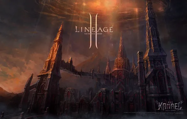 Картинка город, арт, lineage 2, линейка, Kamael, mmorpg, ла2, la2