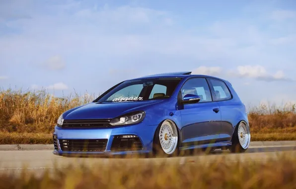 Volkswagen, гольф, golf, tuning, bbs, low, stance, dropped