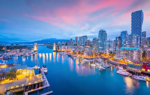 Картинка city, Vancouver, bay