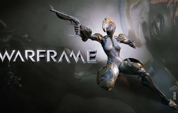 Огонь, Fire, Пушка, Gun, Beautiful, Pistol, Warframe, Iron