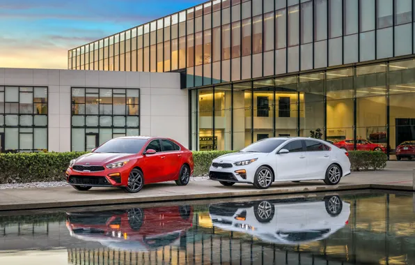 Авто, бассейн, салон, KIA, Forte