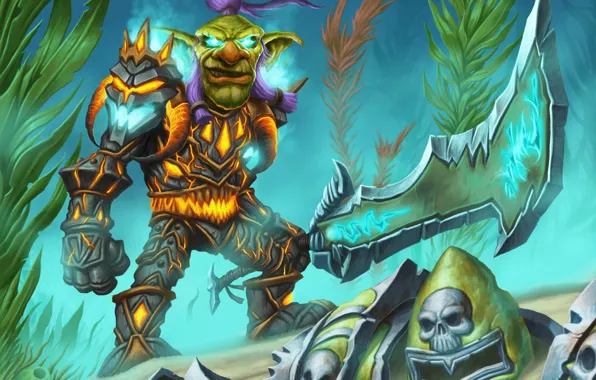 Броня, гоблин, wow, world of warcraft, рыцарь смерти, dead knight