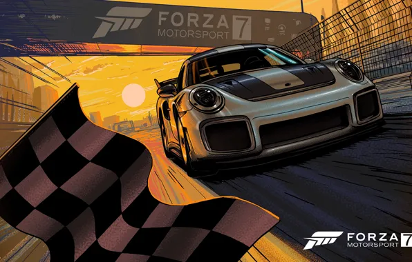 Картинка 911, Porsche, Microsoft, game, Art, Artwork, Forza Motorsport, Forza Motorsport 7