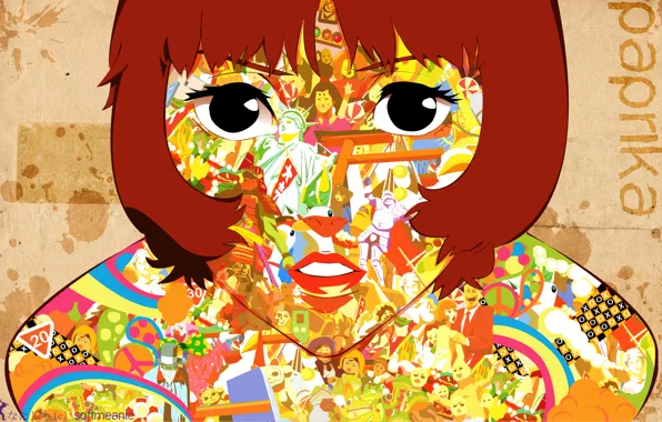 Девушка, красные волосы, Paprika, softmeanie