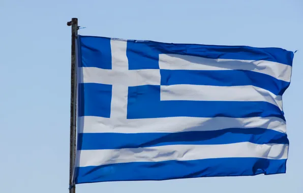 Картинка крест, Греция, флаг, cross, греция, fon, flag, greece