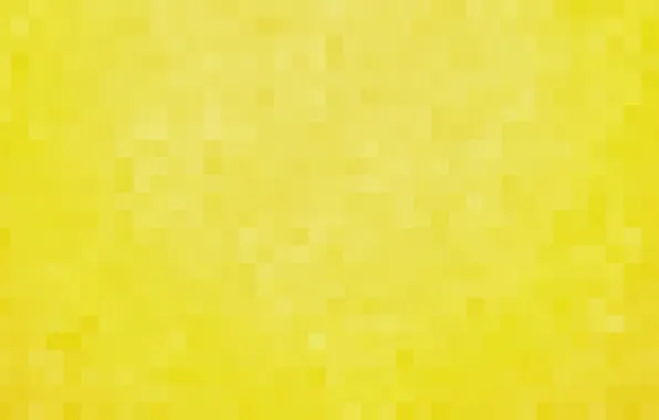Жёлтый, фон, обои, пиксели, квадрат