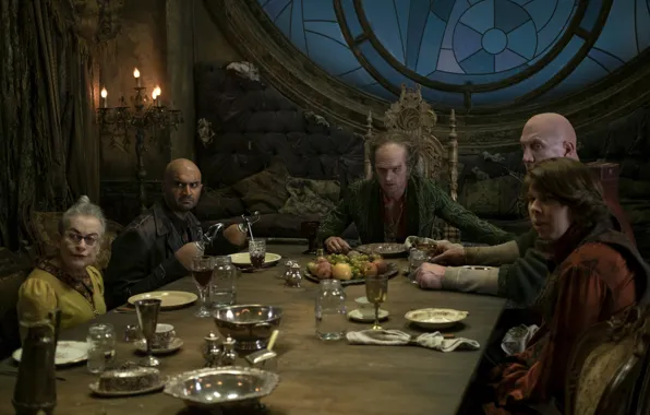 Man, tv series, Netflix, stained glass, A Series of Unfortunate Events