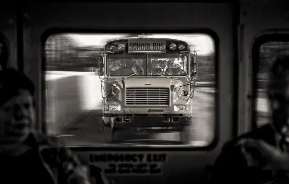 Автобус, поездка, School Bus