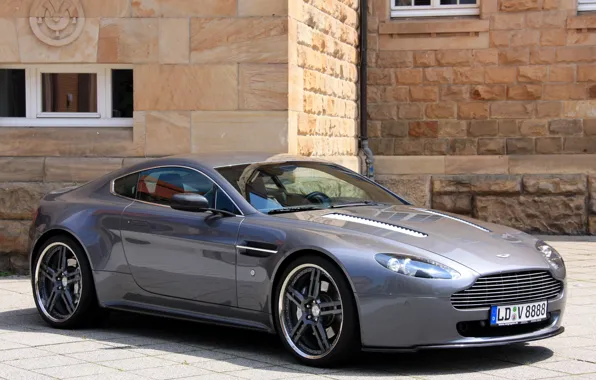 Картинка машина, Aston Martin, Vantage, астон мартин, передок, Cargraphic