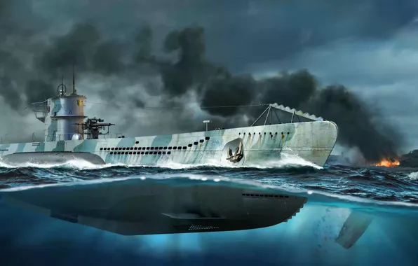 Германия, подводная лодка, кригсмарине, Ли Лао, DKM Navy Type VII-C U-Boat
