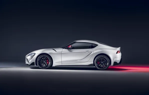 Toyota, вид сбоку, Supra, 2020, GR Supra, A90, 2.0L