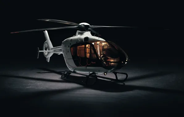 Вертолет, ec135, ecrocopter, hermes