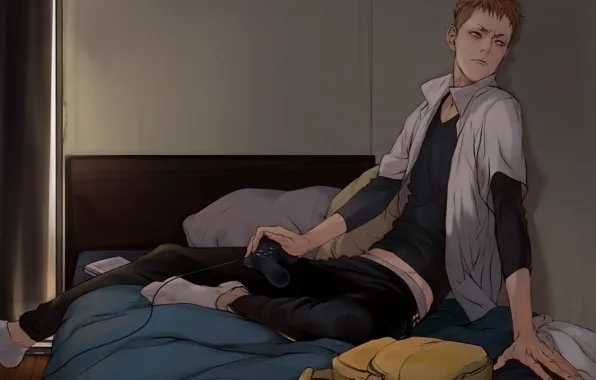 Арт, парень, манга, Mo Guan Shan, 19 Days