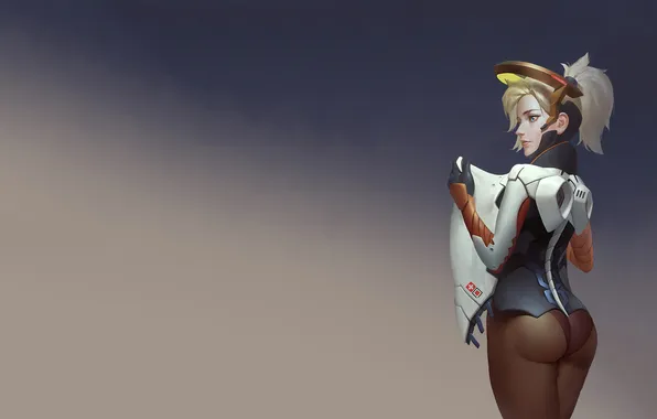 Картинка ass, women, video games, Mercy Overwatch
