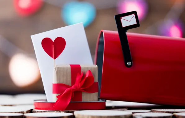 Письмо, любовь, подарок, сердце, love, happy, heart, romantic