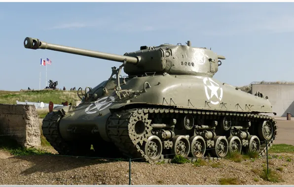Картинка ww2, sherman tank, normandie, ww2 tank