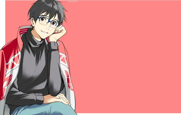 Аниме, арт, Yuri on Ice, Юрий на льду, Юри Катсуки