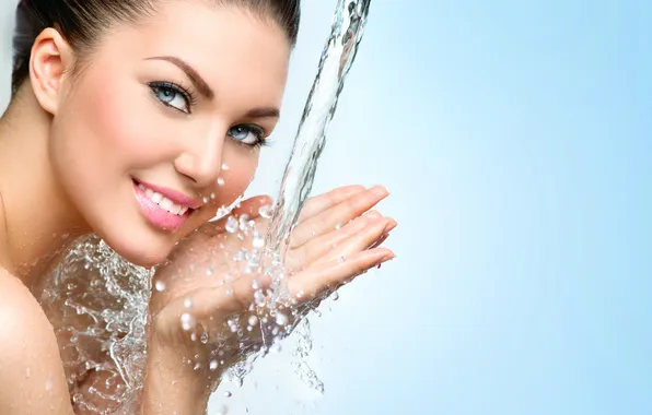 Sexy, water, model, look