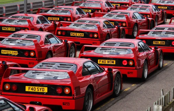 Картинка машины, фон, Ferrari