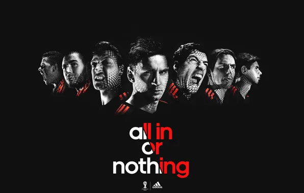 Спорт, Футбол, Адидас, Adidas, all in or nothing