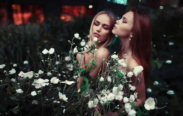 Girl, Paris, Beautiful, Model, Flowers, Beauty, Lips, Hair
