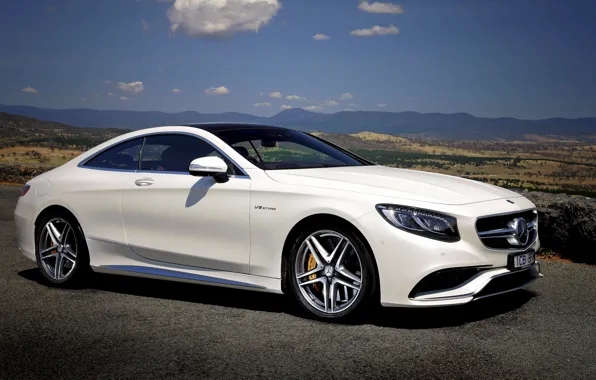 Mercedes-Benz, мерседес, AMG, Coupe, амг, S 63, AU-spec, 2015
