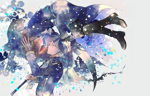 Арт, парни, Fanart, Ensemble Stars!, Pixiv, Fanart From Pixiv, Tsukinaga Leo, Sena Izumi