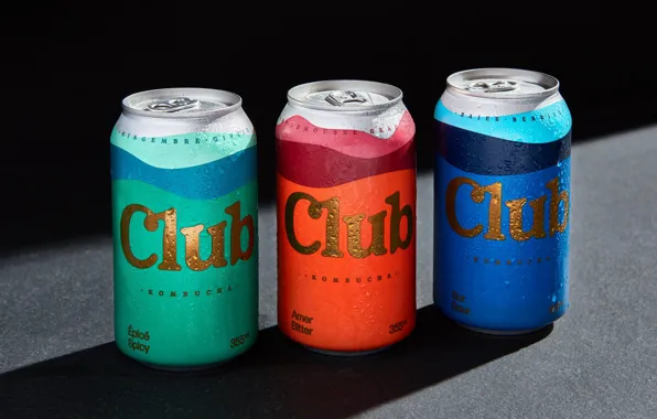 Тени, банки, напиток, сушняк, Club Kombucha