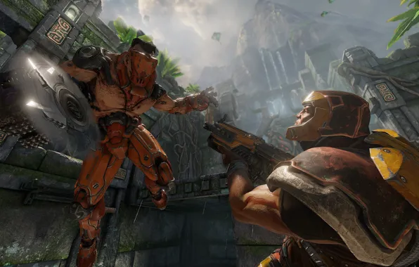 Игры, ranger, рейнджер, квейк, визор, visor, id software, Quake Champions