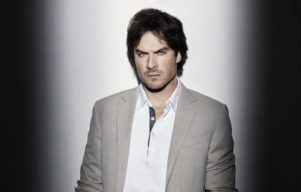 Взгляд, актер, рубашка, Ian Somerhalder, Йен Сомерхолдер