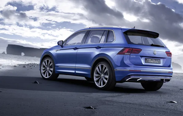 Volkswagen, концепт, фольксваген, GTE, Tiguan, 2015, Concept 2015, тигуан