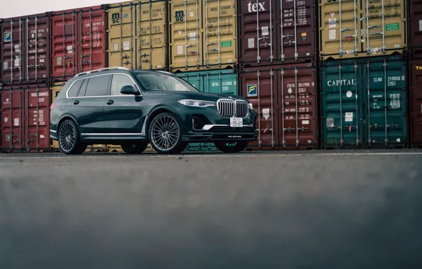 BMW, Green, Front, Alpina, BMW X7, xb7