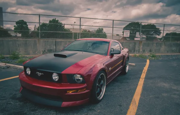 Картинка Mustang, Ford, Parking, GT, 2005-2010