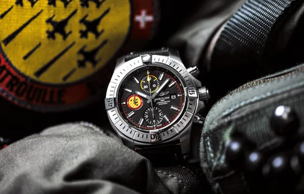 Картинка Breitling, chronometer, Swiss Luxury Watches, швейцарские наручные часы класса люкс, analog watch, Брайтлинг, Swiss Air …