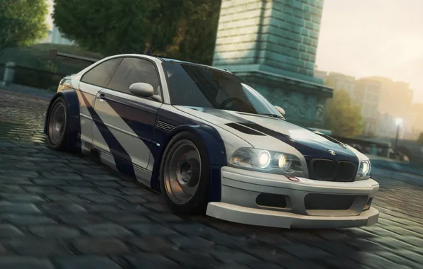 Картинка машина, игра, гонки, 2012, Need for speed, BMW M3 GTR, Most wanted