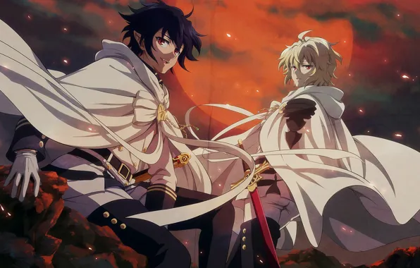 Парни, вампиры, Последний Серафим, Owari no Seraph
