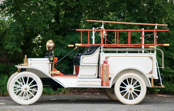 Ford, Форд, раритет, пожарная машина, Firetruck, Model T, Модель Т
