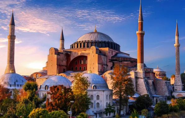 Картинка Istanbul, Turkey, Hagia Sophia