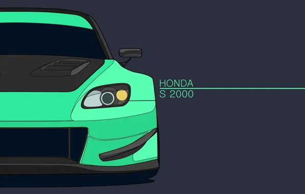 Картинка Минимализм, Хонда, Honda, S2000, Minimalism