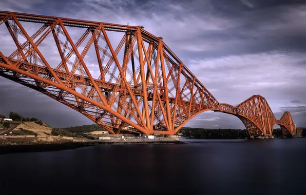 Картинка Scotland, Edinburgh, Firth of Forth Bridge