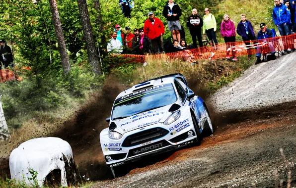 Ford, Занос, WRC, Rally, Ралли, Fiesta, Finland, Ott Tanak